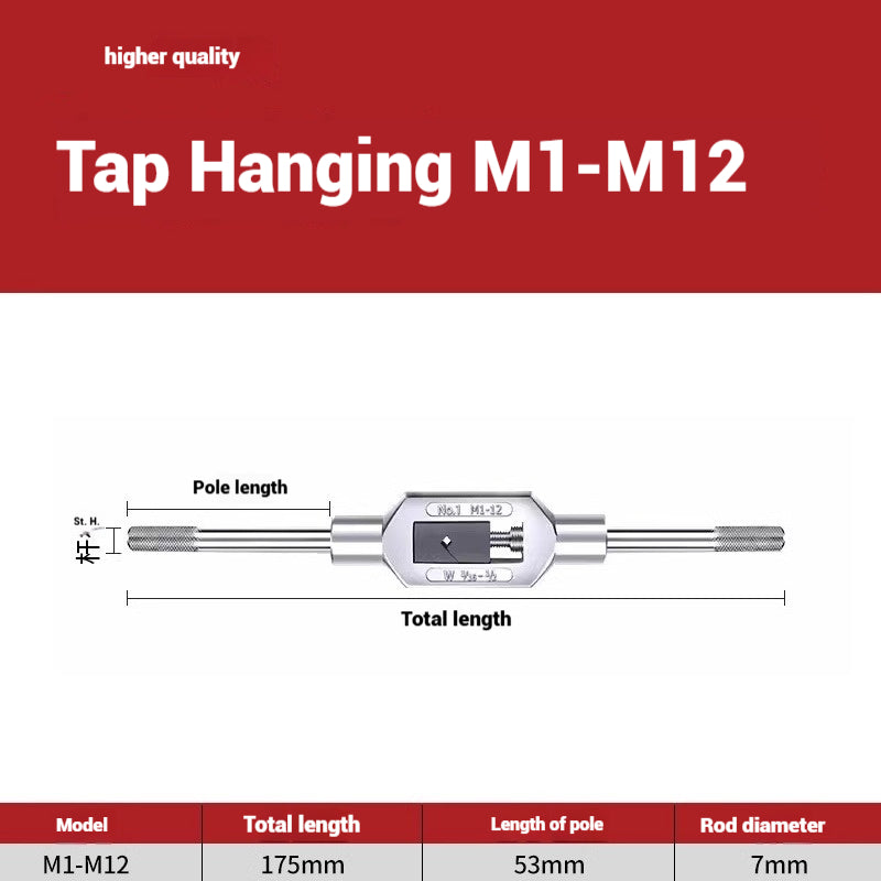 1086-Hand taps tapping tools tapping screws tapping set hand screws alloy steel m2m4m5m8m20 Shandong Denso Pricision Tools Co.,Ltd.